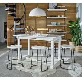 Modern Farmhouse Reid Picket Fence Counter Height Stool