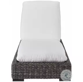 Coastal Living Montauk Canvas Natural Outdoor Chaise Lounge