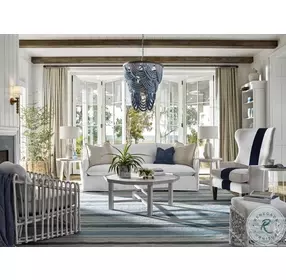 Getaway Surfside Nomad Snow Performance Fabric Wing Chair