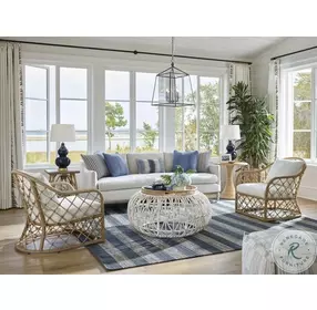 Getaway Tulum Natural Rattan Accent Table