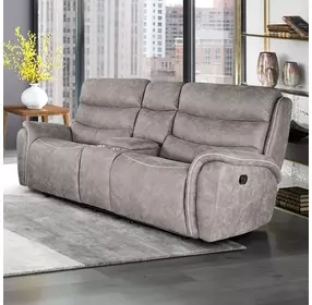 Kamari Gray Dual Reclining 80" Console Loveseat