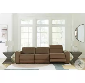 Rally-Up Caramel Power Reclining Sofa