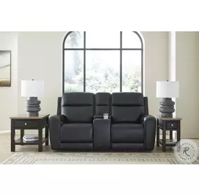 5Z-Relaxation Onyx 78" Power Reclining Console Loveseat