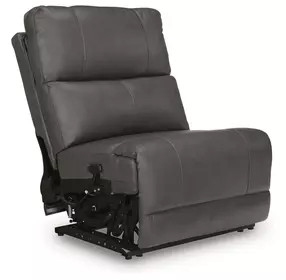 Beryton Anchor Leather Power Armless Recliner