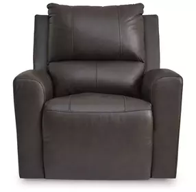 Boxmere Storm Leather Rocker Power Recliner with USB Charging