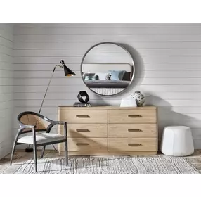 Voyage Tech Oak 6 Drawer Dresser