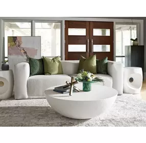 Voyage Abaco White Round Everdin Occasional Table Set