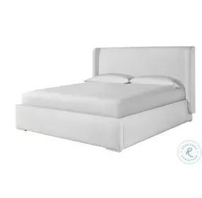 Tranquility Restore Cottony Ivory Upholstered Panel Bedroom Set