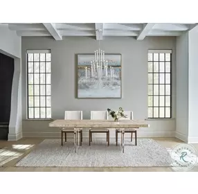 Zen Haven Mappa Burl Extendable Dining Table