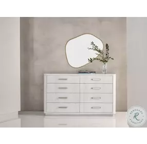 Tranquility Adore Blanc Sycamore 8 Drawer Dresser