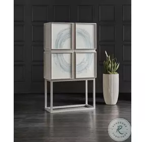 Sorin Light Gray Bar Cabinet