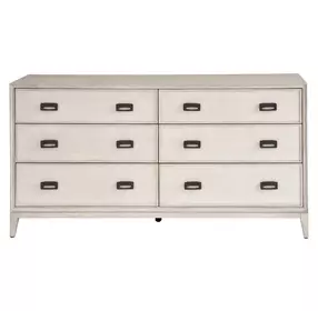 Waverly Rolling Fog 6 Drawer Dresser