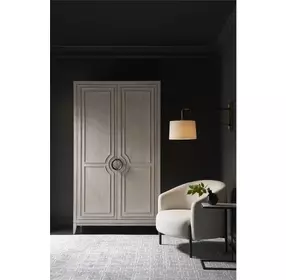 Waverly Rolling Fog 2 Door Wardrobe