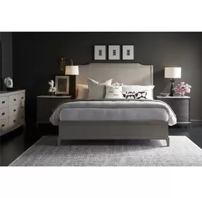 Waverly Rolling Fog King Sleigh Platform Bed