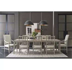 Waverly Beige Upholstered Host Chair Set of 2