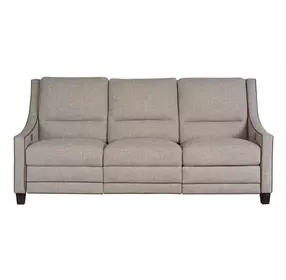 Flexwell Gray Performance Fabric Dual Power Reclining Kelce Living Room Set with USB Charging