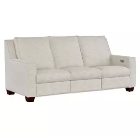 Tucker Beige Performance Fabric 90" Power Reclining Sofa with USB Charging