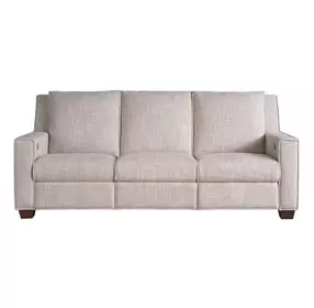 Flexwell Beige Performance Fabric Dual Power Reclining Tucker Living Room Set with USB Charging