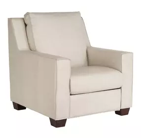 Flexwell White Leather Power Recliner with USB Charging