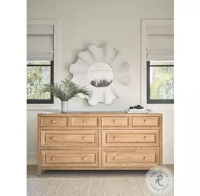 Weekender Shell White Scallop Mirror