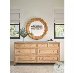Weekender Natural Rattan Lakeway Mirror