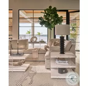 Weekender White Sand St Kitts End Table