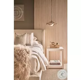 Weekender White Sand Hermosa Square End Table