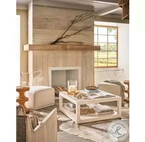 Weekender White Sand Hermosa Square Cocktail Table