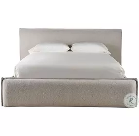 Opulent Medina Pebble King Upholstered Platform Bed