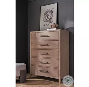 Cove Gray Oak 5 Drawer Chest
