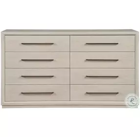 Astrid White Oak 8 Drawer Dresser