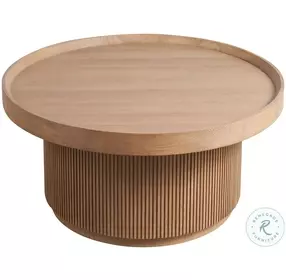 Lumi Natural Oak Occasional Table Set