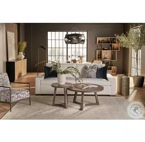 Muse Washed Charcoal Large Bunching Table