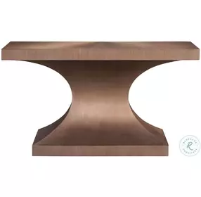 Leander Aged Brass Console Table