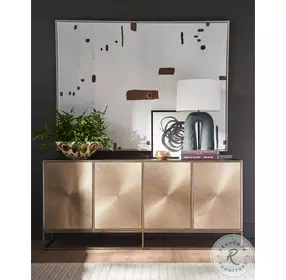 Fusion Aged Brass Credenza
