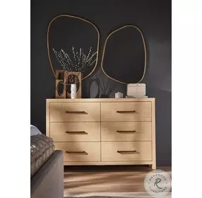Selah Beige 6 Drawer Dresser