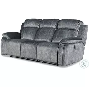 Tango Shadow Dual Power Reclining Living Room Set With Power Footrest