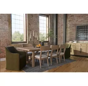 Griffith Park Beige Upholstered Side Chair Set of 2