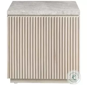 Avaline White Oak Carmen Side Table