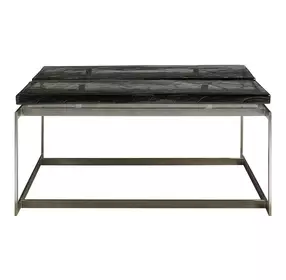 Avaline Smoke and Antique Nickel Outdoor Glass Top Jordan Occasional Table Set