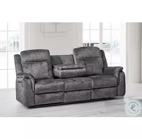 Park City Slate Dual Reclining Living Room Set