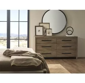 Abode Smoked Bronze Round Wall Mirror