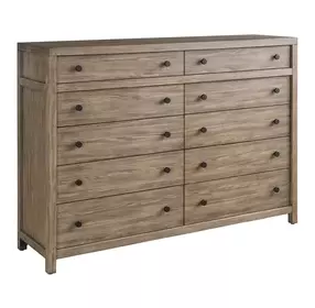 Dwell Boulder and Gray 10 Drawer Dresser