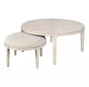 Dwell River Rock Round Bunching Cocktail Table