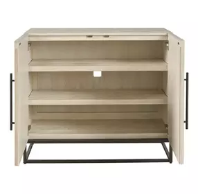 Dwell River Rock and Gray 2 Door Hall Chest