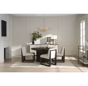 Evermont Sable 72" Extendable Oval Dining Table