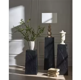 Evermont Lapatra Outdoor Square Slate Small Spot Table