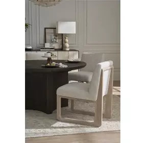 Evermont Beige and Desert Upholstered Side Chair Set of 2