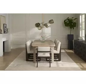 Modern Desert 104" Extendable Rectangular Dining Table