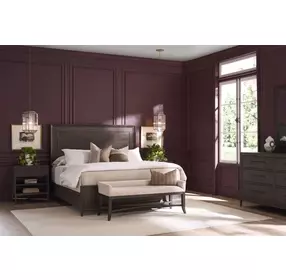 Montclair Cocoa King Panel Bed